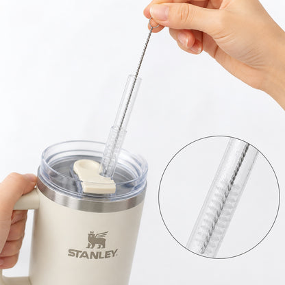 10'lu Pipet Temizleme Fırçası Cam Metal Silikon Pipet Termos Stanley Uyumlu Uzun Saplı Temizleme Fırçası
