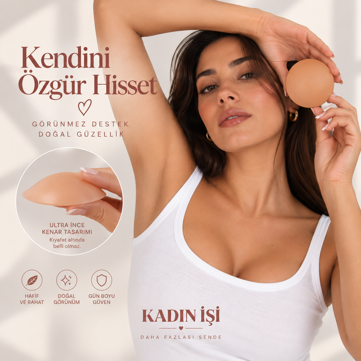 Göğüs Ucu Kapatıcı Silikon 2 Çift (4 Adet) Göğüs Ucu Gizleyici